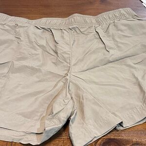 Columbia men’s‎ khaki tan Swim hiking fishing Shorts size Large